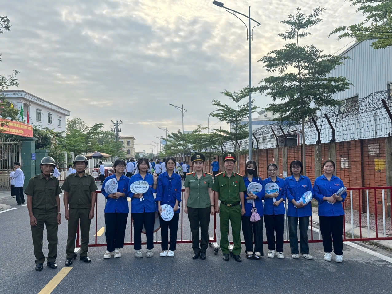 Công an phường Hồng An bảo đảm an ninh, trật tự Kỳ thi tốt nghiệp THPT năm 2026